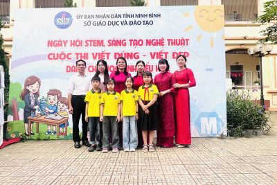 Tin bài về việc tổ chức Ngày hội STEM, sáng tạo nghệ thuật và Cuộc thi “Viết đúng – Viết đẹp” dành cho học sinh tiểu học năm học 2025–2026